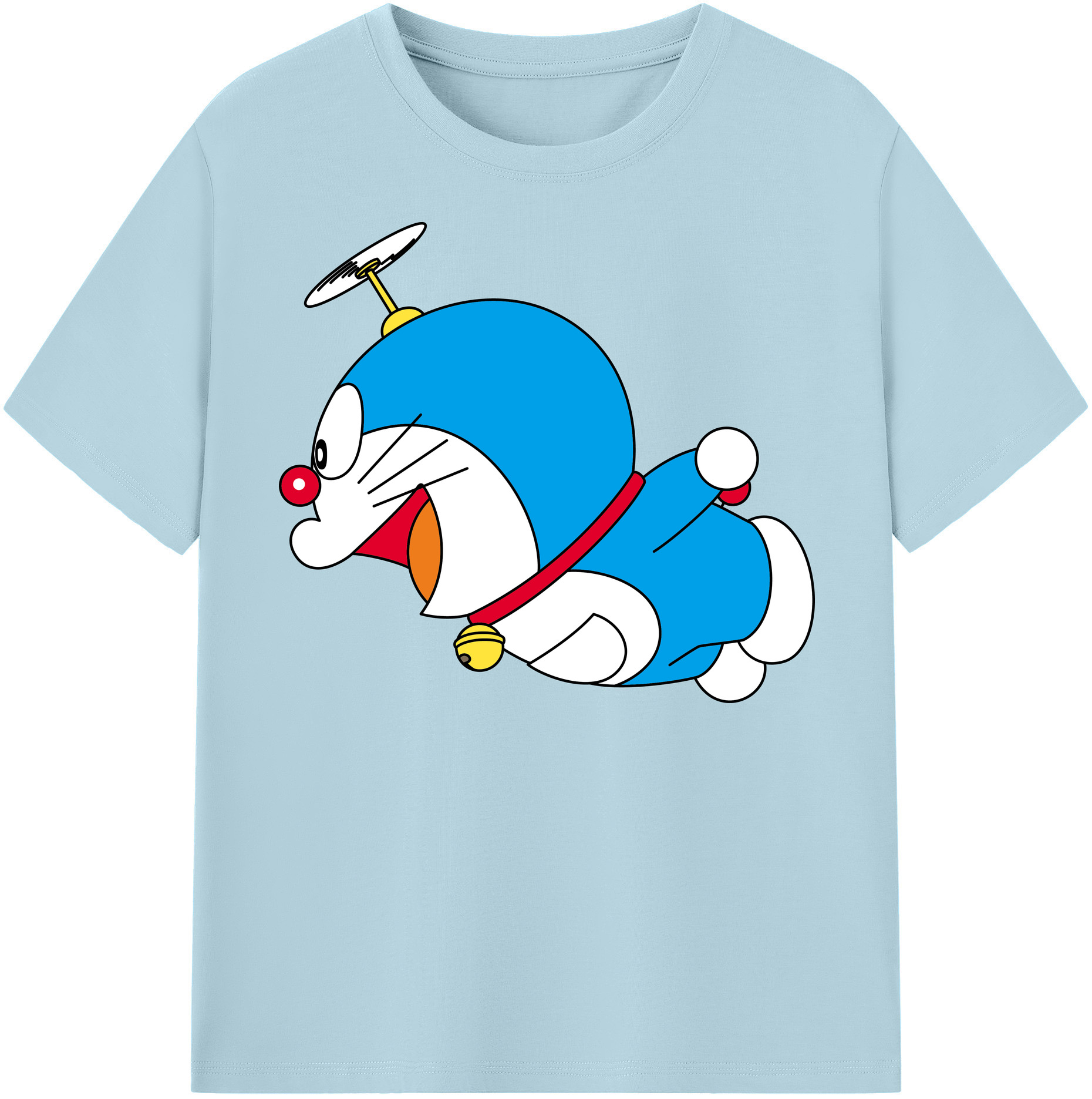 （画像用） ドラえもん Doraemon 綿100％半袖Tシャツ（フロントプリント）
